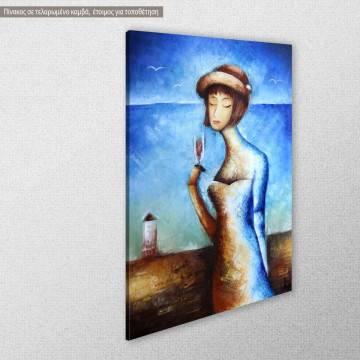 Canvas print Elegant lady View 1 2