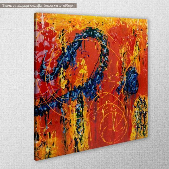 Canvas print Abstract geometric, side