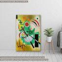 Canvas print Standhaftes grun, Kandinsky W.
