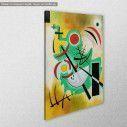 Canvas print Standhaftes grun, Kandinsky W., side