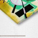Canvas print Standhaftes grun, Kandinsky W., detail