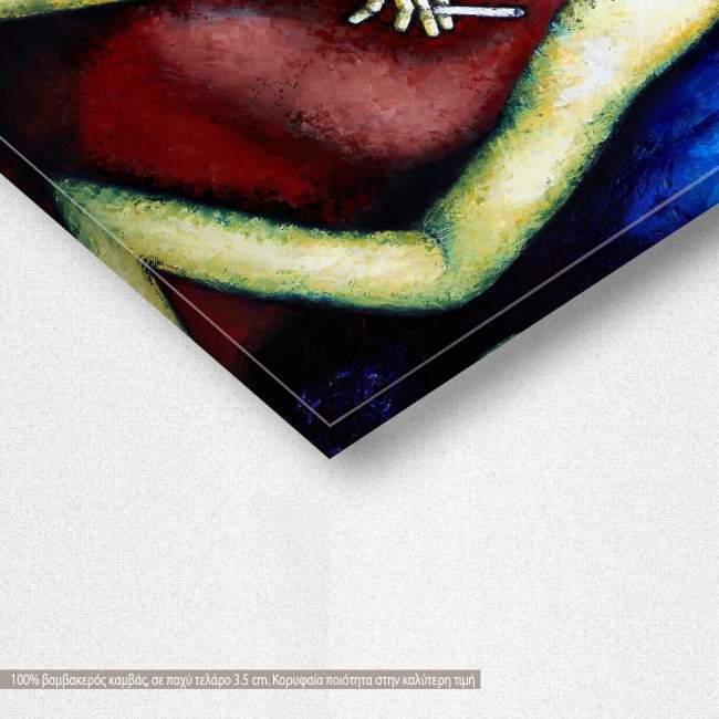 Canvas print Elegant lady II, detail