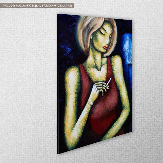 Canvas print Elegant lady II, side