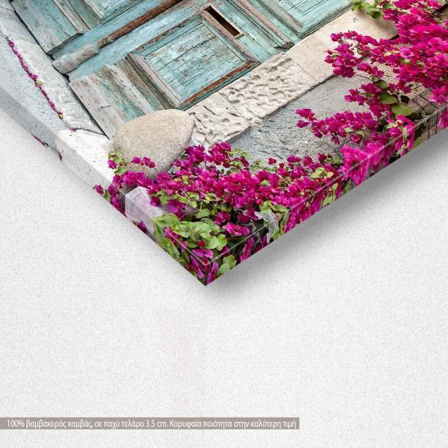 Canvas print Old wooden door, detail