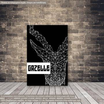 Canvas print Gazelle