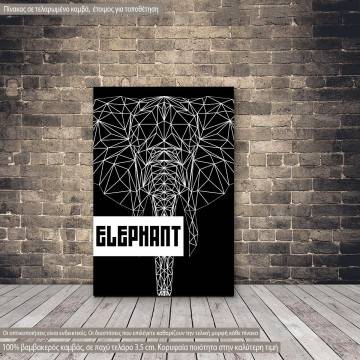 Canvas print Elephant