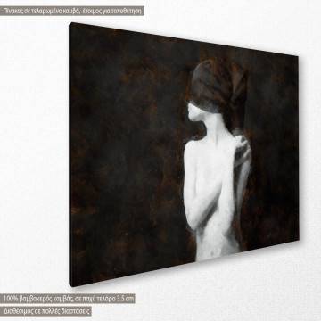 Canvas print Close your eyes painting 2