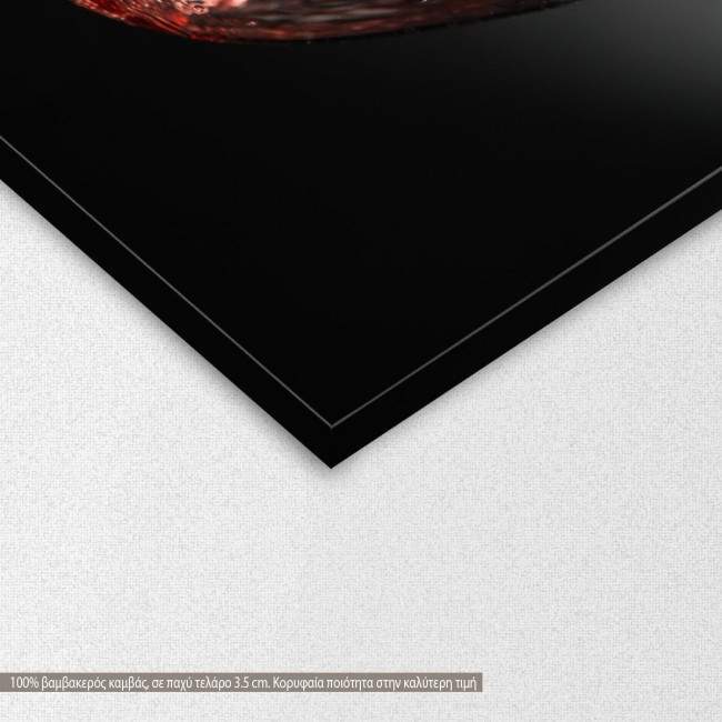 Canvas print Pouring wine, detail