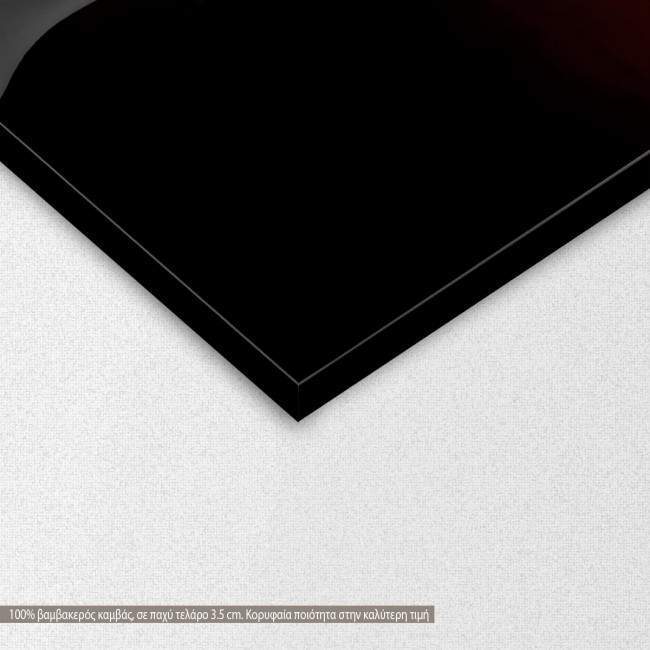 Canvas print Close your eyes red