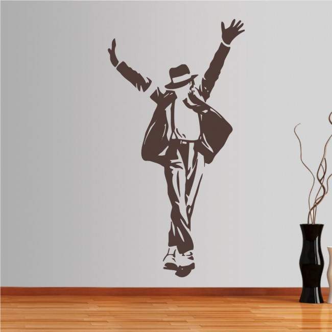 Αυτοκόλλητο τοίχου Michael Jackson figure 4