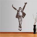Αυτοκόλλητο τοίχου Michael Jackson figure 4