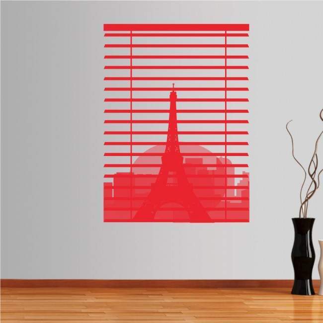 Wall stickers Eiffel Tower, Paris. Overlooking the Seine