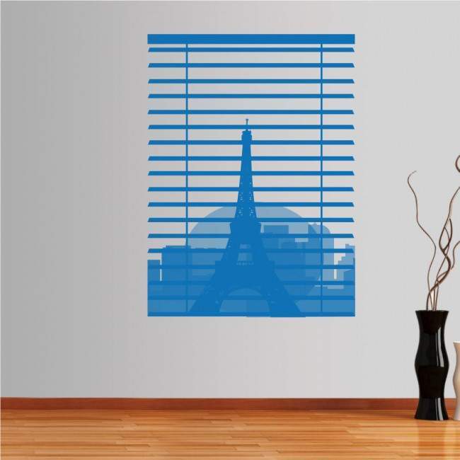 Wall stickers Eiffel Tower, Paris. Overlooking the Seine