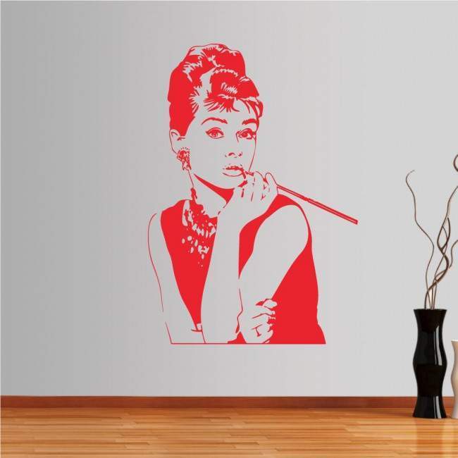 Wall stickers Audrey Hepburn
