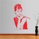 Wall stickers Audrey Hepburn