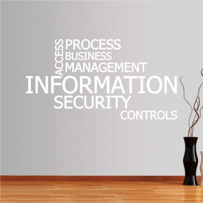 Wall stickers phrases. Information - Security