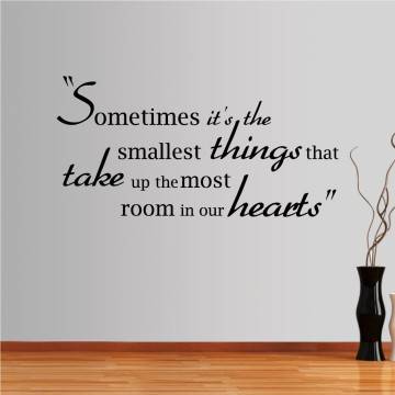 Wall stickers phrases. Some times...