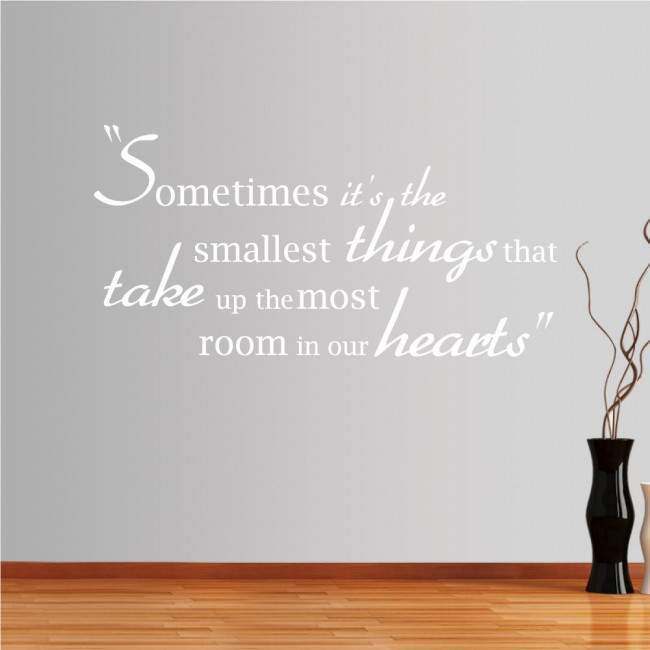 Wall stickers phrases. Some times...