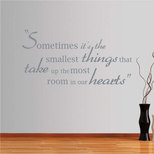 Wall stickers phrases. Some times...