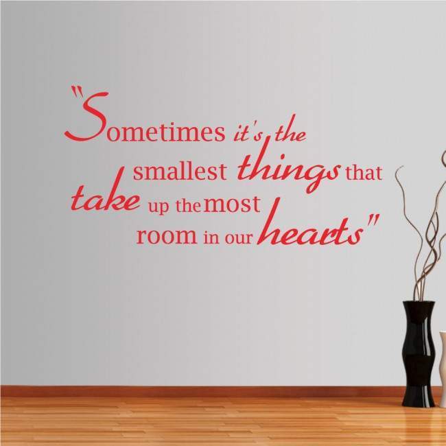 Wall stickers phrases. Some times...