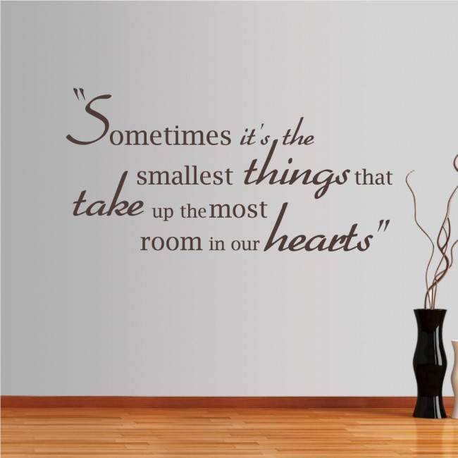 Wall stickers phrases. Some times...