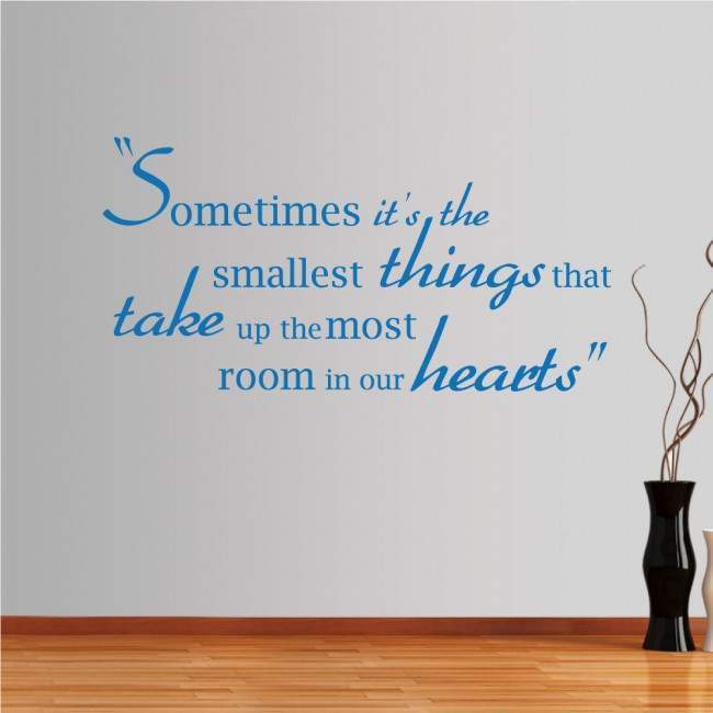 Wall stickers phrases. Some times...