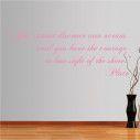 Wall stickers phrases. You cannot discover new oceans... , Plato