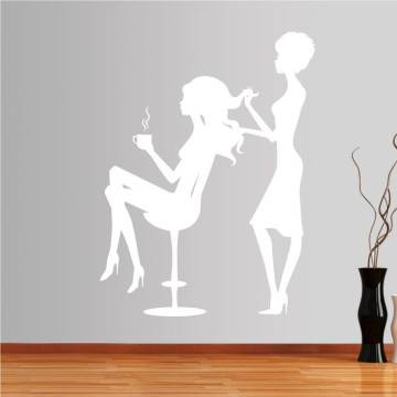 Wall stickers Female figures, hairdresser 2