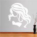 Wall stickers Female figure with long hair