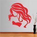 Wall stickers Female figure with long hair
