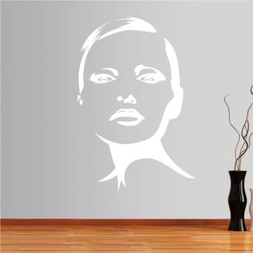 Wall stickers Female face, Face 2