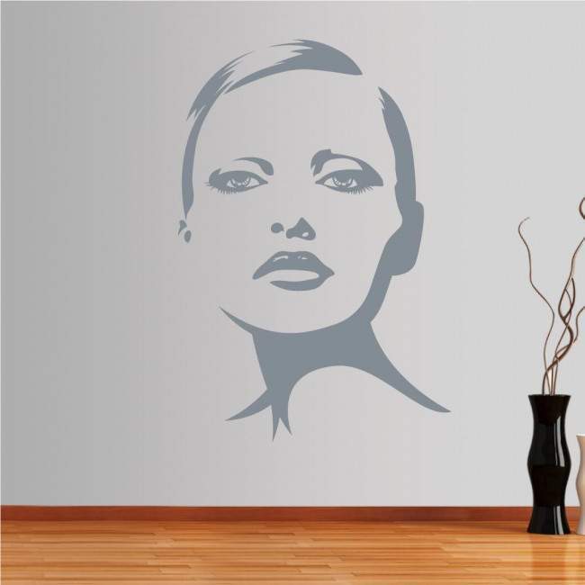Wall stickers Female face, Face