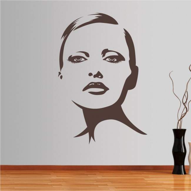 Wall stickers Female face, Face