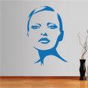 Wall stickers Female face, Face