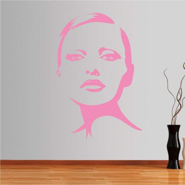 Wall stickers Female face, Face