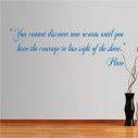 Wall stickers phrases. You cannot Discover...