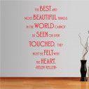 Wall stickers phrases. The best and most beutifull things