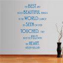 Wall stickers phrases. The best and most beutifull things