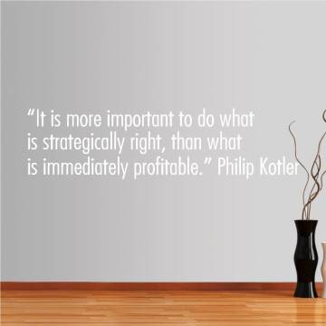 Wall stickers phrases. It is more important to do... 2