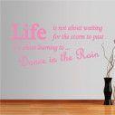 Wall stickers phrases. Dance in the rain