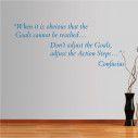 Αυτοκόλλητο τοίχου φράσεις. When it is obvious... Confucius