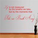 Wall stickers phrases. Moments in life 2