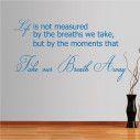 Wall stickers phrases. Moments in life 2