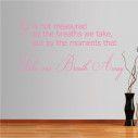 Wall stickers phrases. Moments in life 2