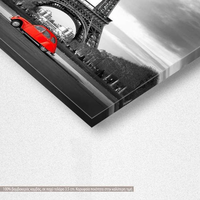 Canvas print Eiffel tower, detail