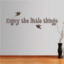 Wall stickers phrases. Enjoy the little things, design 2