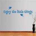 Wall stickers phrases. Enjoy the little things, design 2