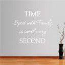 Wall stickers phrases. Spent Time With Family