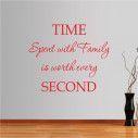 Wall stickers phrases. Spent Time With Family
