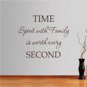 Wall stickers phrases. Spent Time With Family